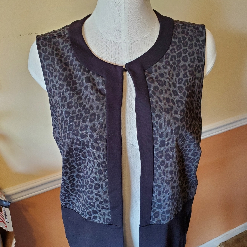Chico's Leopard Print Vest